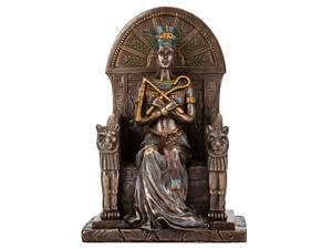 Интерьерная статуэтка Nefertiti 20х10х13 см Veronese Коричневый AL229438