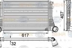 Интеркулер для моделей: AUDI (A3, A3), SEAT (TOLEDO,LEON,ALTEA), SKODA (OCTAVIA,OCTAVIA,SUPERB), VOLKSWAGEN (TOURAN,GO