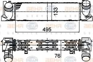 Интеркулер для моделей: BMW (1-Series, 3-Series,3-Series,1-Series,3-Series,4-Series,2-Series,4-Series,4-Series)