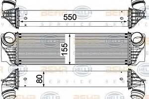 Интеркулер для моделей: BMW (7-Series, 5-Series,5-Series,5-Series)