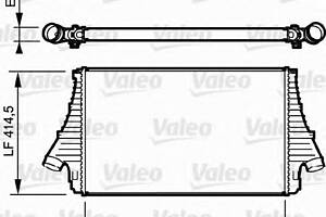 Интеркулер для моделей: FIAT (CROMA), OPEL (VECTRA,VECTRA,SIGNUM,VECTRA), VAUXHALL (VECTRA,VECTRA,SIGNUM,VECTRA)