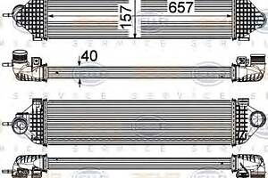 Интеркулер для моделей: FORD (C-MAX, FOCUS,FOCUS,FOCUS)