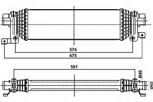 Интеркулер для моделей: FORD (FIESTA, FUSION), MAZDA (2)