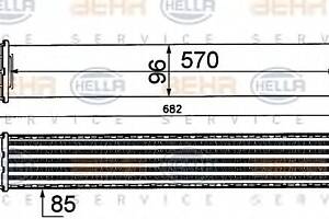 Інтеркулер для моделей: FORD (GALAXY), SEAT (ALHAMBRA), VOLKSWAGEN (SHARAN)