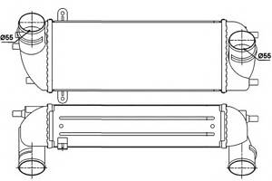 Интеркулер для моделей: HYUNDAI (SANTA-FE)
