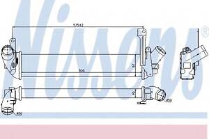 Интеркулер для моделей: NISSAN (KUBISTAR, KUBISTAR), RENAULT (KANGOO,KANGOO)