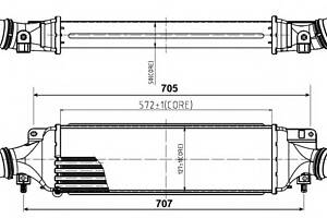 Интеркулер   для моделей: OPEL (CORSA),  VAUXHALL (CORSA)