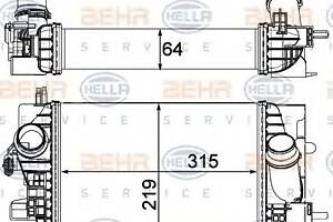 Інтеркулер для моделей: OPEL (MERIVA), VAUXHALL (MERIVA)