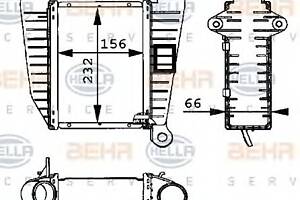 Интеркулер для моделей: OPEL (OMEGA, OMEGA), VAUXHALL (OMEGA,OMEGA)