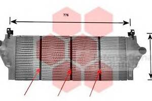 Интеркулер для моделей: RENAULT (ESPACE, LAGUNA,LAGUNA,VEL)