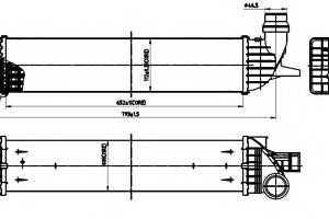 Интеркулер для моделей: RENAULT (LAGUNA, LAGUNA,LAGUNA)