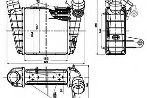 Интеркулер для моделей: SEAT (IBIZA, CORDOBA), SKODA (FABIA,FABIA,FABIA,FABIA,ROOMSTER,FABIA,FABIA,ROOMSTER), VOLKSWAG