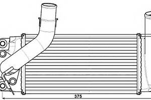 Интеркулер для моделей: TOYOTA (AURIS, COROLLA)
