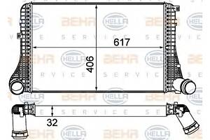 Интеркулер для моделей: VOLKSWAGEN (GOLF, JETTA,BEETLE,BEETLE)