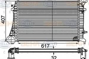 Интеркулер для моделей: VOLKSWAGEN (PASSAT, PASSAT)