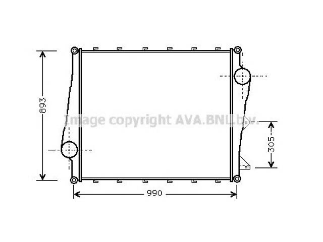 Интеркулер для моделей: VOLVO (FH, FH)