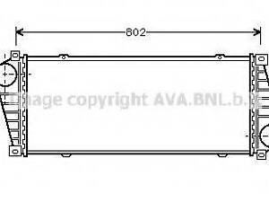 Інтеркулер (вир-во AVA) AVA QUALITY COOLING MSA4217 на MERCEDES-BENZ SPRINTER 2-t автобус (901, 902)