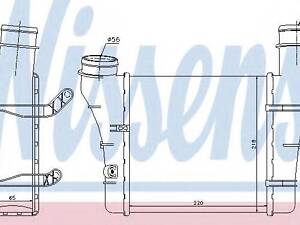 Интеркулер AI A 4S 4(00-)1.9 TDi(+)[OE 8E0.145.805F] NISSENS 96707 на AUDI A4 (8E2, B6)