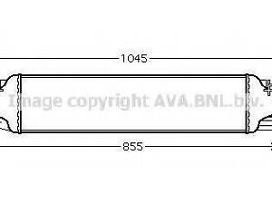 Интеркулер AUDI (выр-во AVA) AVA QUALITY COOLING AI4294 на AUDI A6 (4G2, C7, 4GC)