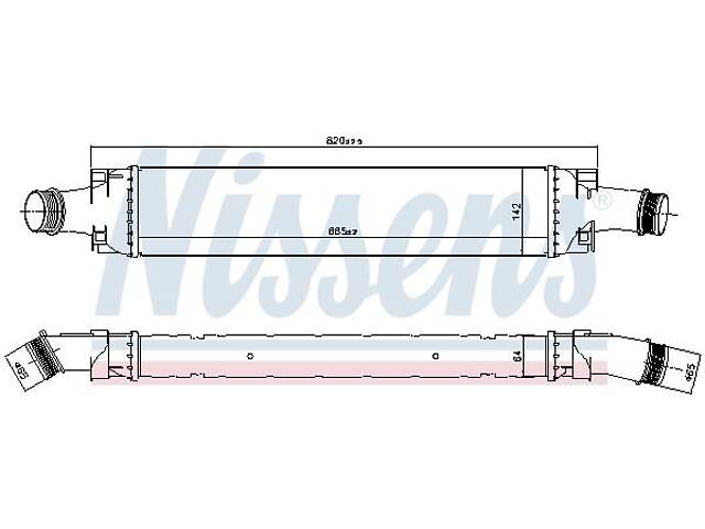 Интеркулер AUDI Q5 (FYT) / AUDI A7 (4KA) / AUDI A6 C8 (4A2) / AUDI A5 (F53, F5P) 2015- г.