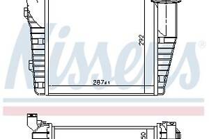 Интеркулер AUDI Q7 (4LB) / PORSCHE CAYENNE (9PA) / VW TOUAREG (7P5, 7P6) 2002-2018 г.