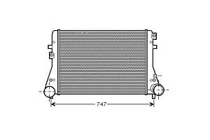 Интеркулер AUDI TT (8J9) / AUDI A3 (8P7) / VW GOLF (5K1) / VW CC B7 (358) 2003-2022 г.