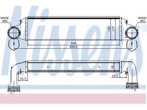 Интеркулер BMW 3 E46(98-)318d(+)[OE 1751.7.789.793] NISSENS 96723 на BMW 3 Touring (E46)