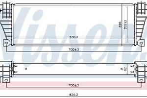 Интеркулер IVECO DAILY 1989-2009 г.