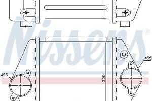 Интеркулер MAZDA 6 (GY) / MAZDA MPV (LW) 1999-2008 г.