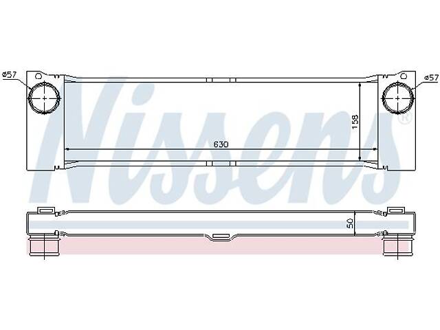 Интеркулер MERCEDES-BENZ VITO (W639) / MERCEDES-BENZ VIANO (W639) 2003-2014 г.