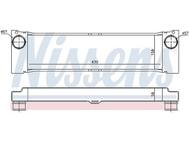 Интеркулер MERCEDES-BENZ VITO (W639) / MERCEDES-BENZ VIANO (W639) 2003-2014 г.