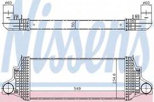 Интеркулер MERCEDES R-CLASS W 251 (05-) R 350 CDI NISSENS 96419 на MERCEDES-BENZ M-CLASS (W164)