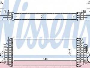 Интеркулер MERCEDES R-CLASS W 251 (05-) R 350 CDI NISSENS 96419 на MERCEDES-BENZ M-CLASS (W164)