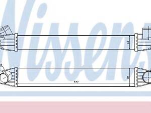Интеркулер MINI R55(06-)COOPER S 1.6T(+)[OE 1751.2.751.277] NISSENS 96608 на MINI MINI Roadster (R59)