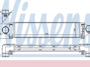 Інтеркулер NISSENS 96561 на LAND ROVER LR2 (FA_)