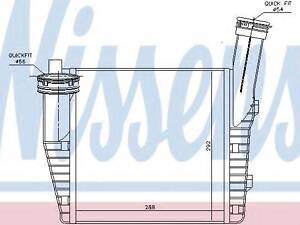 Інтеркулер NISSENS 96611 на PORSCHE CAYENNE