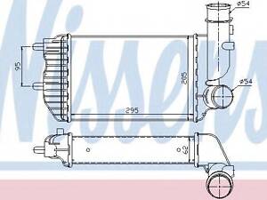 Інтеркулер NISSENS 96889 на PEUGEOT BOXER автобус (230P)