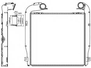 Интеркулер NRF 30361 на SCANIA P,G,R,T - series
