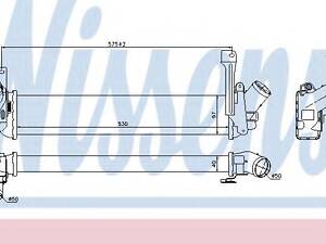 Интеркулер NS KUBISTAR(03-)1.5 dCi(+)[OE 82 00 221 885] NISSENS 96563 на RENAULT KANGOO Rapid (FC0/1_)