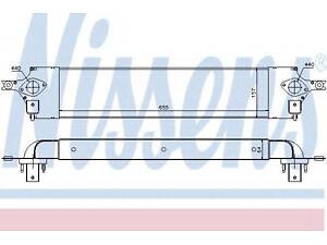 Интеркулер NS X-TRAIL T31(07-)2.0 D(+)[OE 14461JG70B] NISSENS 96582 на NISSAN X-TRAIL (T31)
