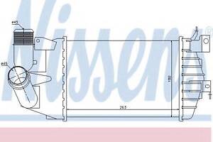 Інтеркулер OP ASTRA H(04-)1.3 CDTi(+)[OE 6302 072] NISSENS 96587 на OPEL ASTRA H Van (L70)