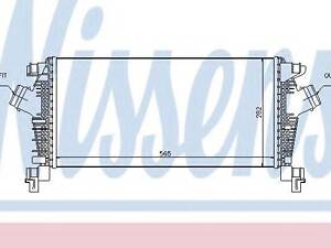 Интеркулер OP ASTRA J(09-)1.3 CDTi(+)[OE 1302 144] NISSENS 96556 на OPEL ASTRA J Sports Tourer