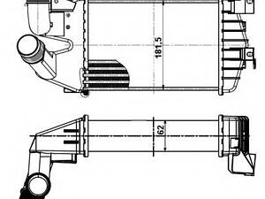 Інтеркулер Opel Astra H, Zafira B 1.3D/1.7D/1.9D 03.04-04.15 30307