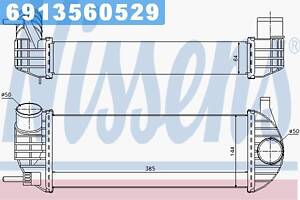 Інтеркулер RENAULT Kangoo 08- (пр-во Nissens)