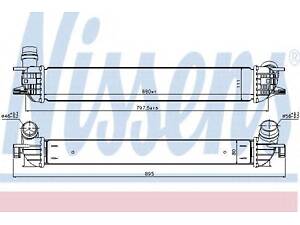 Интеркулер RN LAGUNA III(07-)1.5 dCi(+)[OE 14 46 100 01N] NISSENS 96502 на RENAULT LAGUNA III (BT0/1)