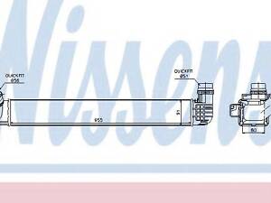 Интеркулер RN MEGANE III(08-)1.2 TCE(+)[OE 14496-0006R] NISSENS 96545 на RENAULT GRAN TOUR III универсал (KZ0/1)