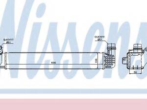 Интеркулер RN MEGANE III(08-)1.9 dCi(+)[OE 144960022R] NISSENS 96546 на RENAULT MEGANE CC (EZ0/1_)