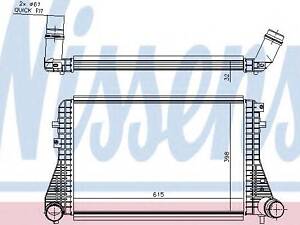 Интеркулер VOLKSWAGEN BEETLE (5C) (11-) 2.0 TDi NISSENS 96493 на VW VENTO IV (162, 163)