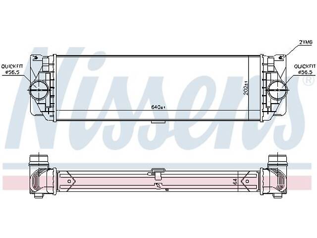 Интеркулер VW CRAFTER 30-35 (2E_) / VW CRAFTER 30-50 (2E_) 2006-2018 г.