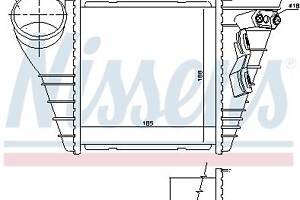 Интеркулер VW GOLF (1J1) / VW BORA (1J2) / AUDI A3 (8L1) / SEAT LEON (1M1) 1996-2013 г.